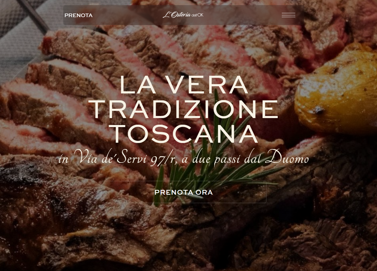 Sito Web Osteria dell'OK